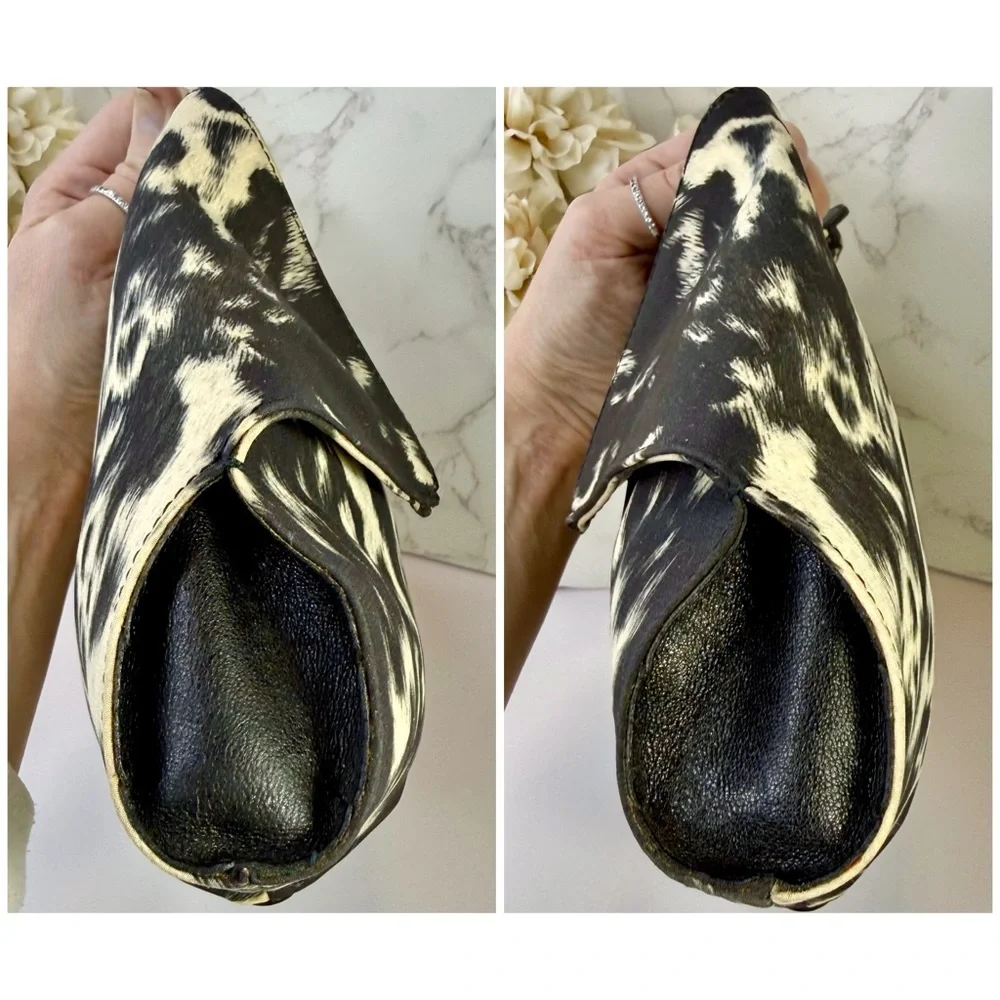 Alexander McQueen Black/White Printed Canvas “De Manta” Clutch Bag